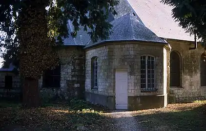 L'église Saint-Pierre de Couin, tribune des châtelains.