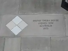Morceau de l'opéra de Sydney.