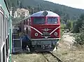 Locomotive diesel du chemin de fer des Rhodopes