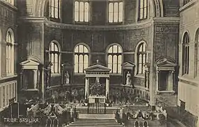 Vue de la décoration intérieure du XIXe siècle.