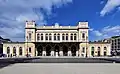 La gare centrale de Trieste (façade principale).