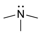 Description de l'image Trimethylamine chemical structure.png.