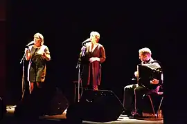 Nolùen Le Buhé, Annie Ebrel et Régis Huiban en concert à Eymoutiers en 2012