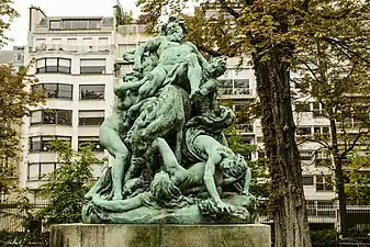 Jules Dalou, Le Triomphe de Silène (1898), Paris, jardin du Luxembourg.