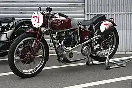 Speed Twin en version compétition (1939).