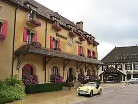 Le restaurant vu de l'extérieur.