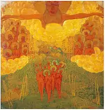Le Triomphe du ciel (Malevitch, 1907)Musée Russe