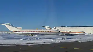 Boeing 727 à Trois-Rivières.