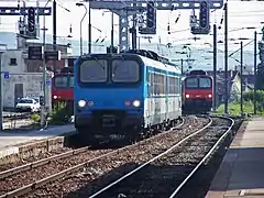 Les Z2 ont été abondamment utilisés pour effectuer les liaisons TER autour d'Annemasse (Z 9600), en direction de la gare de Genève-Eaux-Vives (Z 9500)…