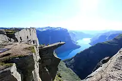 Vue du Trolltunga.