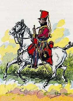 Image illustrative de l’article Chasseurs à cheval de la Jeune Garde