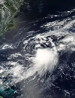 Tempête tropicale Franklin, le 29 juillet 2005 à 13:15Z