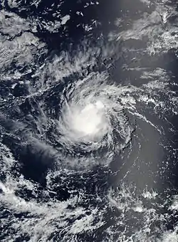 Tempête tropicale Fabio, le 1er août 2006 vers 21h35 UTC