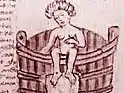 Illustration du De passionibus mulierum curandarum (« Le soin des maladies de femmes ») de Trotula de Salerne.