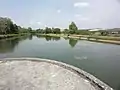 Le canal de la Marne au Rhin vue du pont-canal.