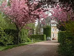 L'entrée du parc du château.