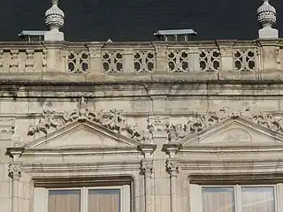 Détail du balustre.