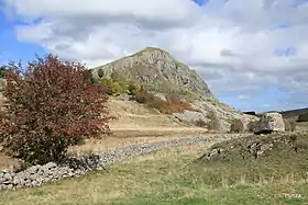 Vue du rocher de Marchastel.