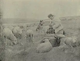 The Shepherd's Lunch, huile sur toile, 1892.