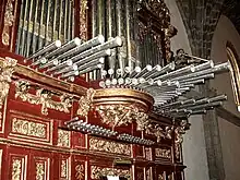 Église Saint-Martin de Trujillo, grand orgue.