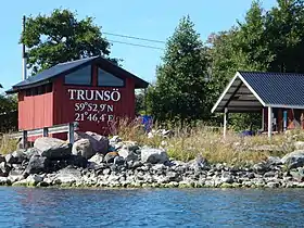 Le port de Trunsö.