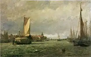 The Maas near Dordrecht, 1881