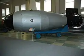 Réplique de la Tsar Bomba au Musée de la bombe atomique à Sarov.