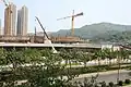 Stade en construction en ocobre 2007