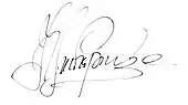 signature de Nikolaï Tsiskaridzé