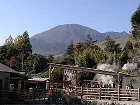 Vue du mont Tsurumi depuis la ville de Beppu