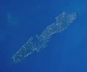 Image satellite de Tsushima.