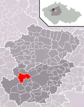 Localisation de Tuchlovice