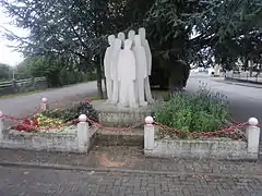 Tucquegnieux plateau, monument commémorant les luttes des mineurs pendant les fermetures des puits.