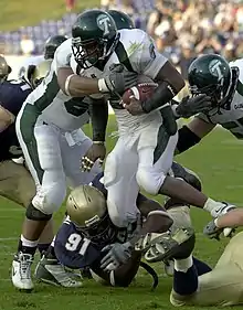 Description de l'image Tulane-Navy Game Mewelde Moore.jpg.