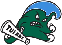 Description de l'image Tulane Green Wave logo.svg.png.