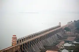 Le barrage de Tungabadra.