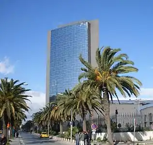 Tour de la nation, ancien siége du RCD, en Tunisie.