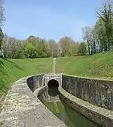 Entrée du tunnel coté aval.