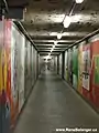 Des centaines de fresques ornent les murs du réseau tunnelier.