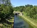 Entrée sud du tunnel de Braye-en-Laonnois, passage du canal de l'Oise à l'Aisne.