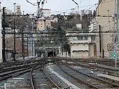 Le tunnel de Saint-Irénée, depuis la gare de Lyon-Perrache