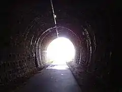 Tunnel entre Malmedy et Stavelot.