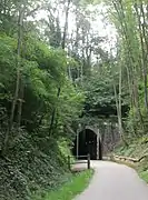 Entrée nord du tunnel