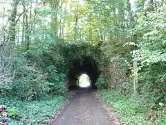 Tunnel la Grande Voûte, route de Boisricheux à Chartainvilliers (2014).