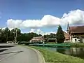 Canal de la Sambre à l'Oise - pont tournant à Tupigny.