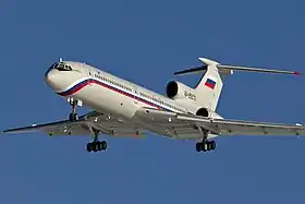 RA-85572, le Tupolev Tu-154 qui s'est écrasé, ici en mai 2016.