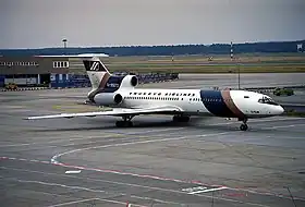 Un Tupolev Tu-154M de Vnukovo Airlines, similaire à celui impliqué dans l'accident.