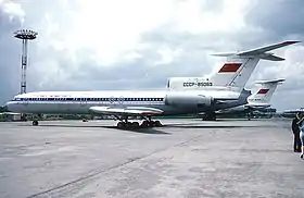 Un Tupolev Tu-154 similaire à l'avion accidenté.