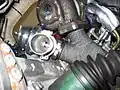 Une wastegate externe, installée à côté de son turbo.