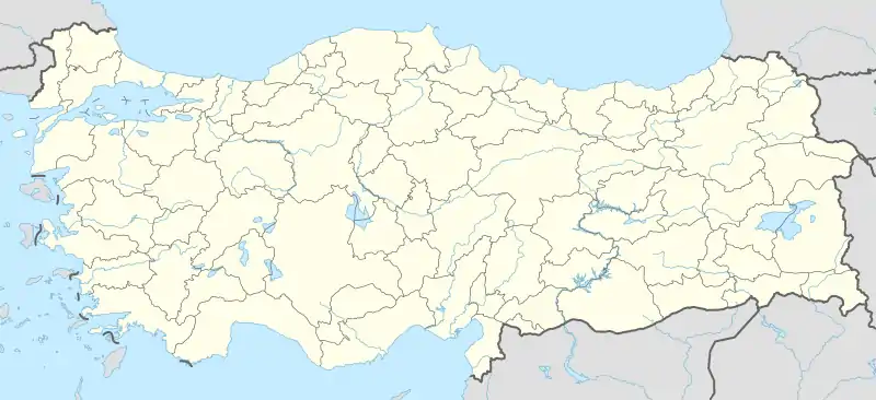 Géolocalisation sur la carte : Turquie